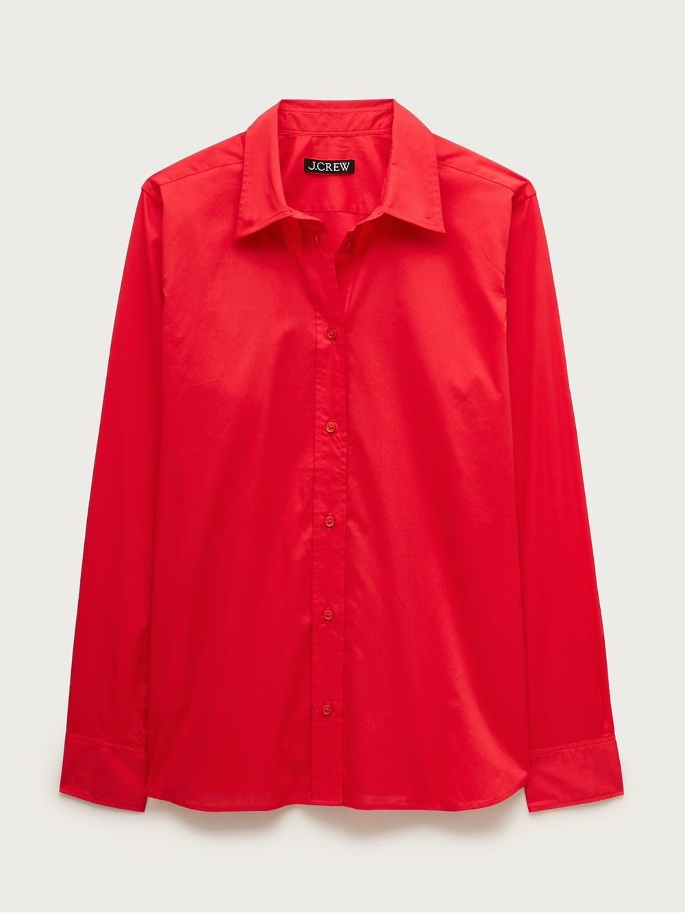 J. Crew Vibrant Red Button-Down Shirt - Picture 3 of 3